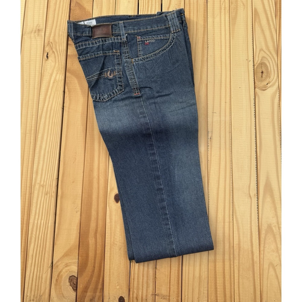 LAPCO FR Fire Resistant Jeans Mens 30x34 Straight Leg Denim P INDM10 Modern Fit
